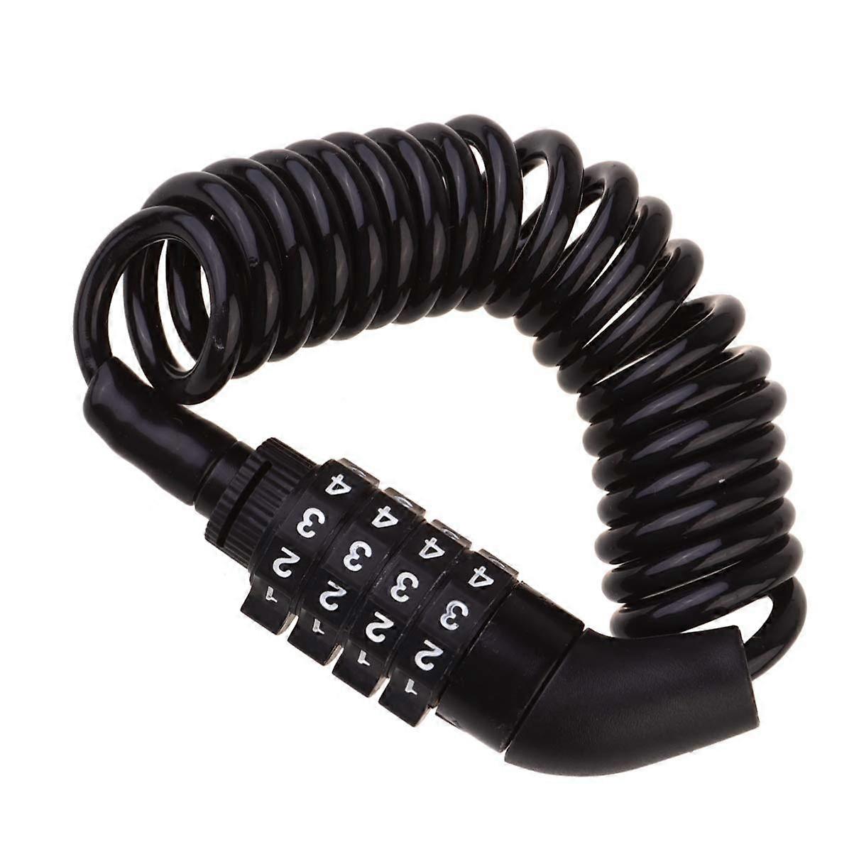 1 Piece Bike Lock with Combination Code Portable AntiTheft Lock for Bicycles Motorcycles and Scooters Sturdy and Secure for On the Go