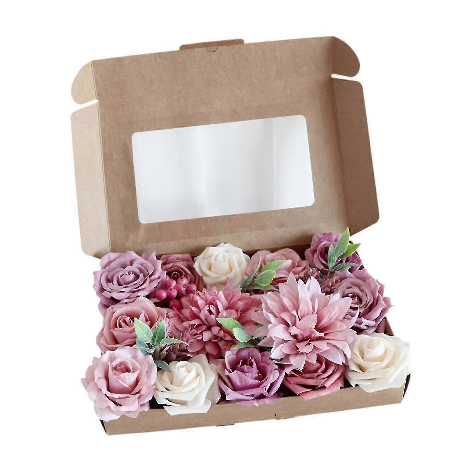 Artificial Flowers Craft Ornament Bridal Bouquets for Spring New Year Indoor