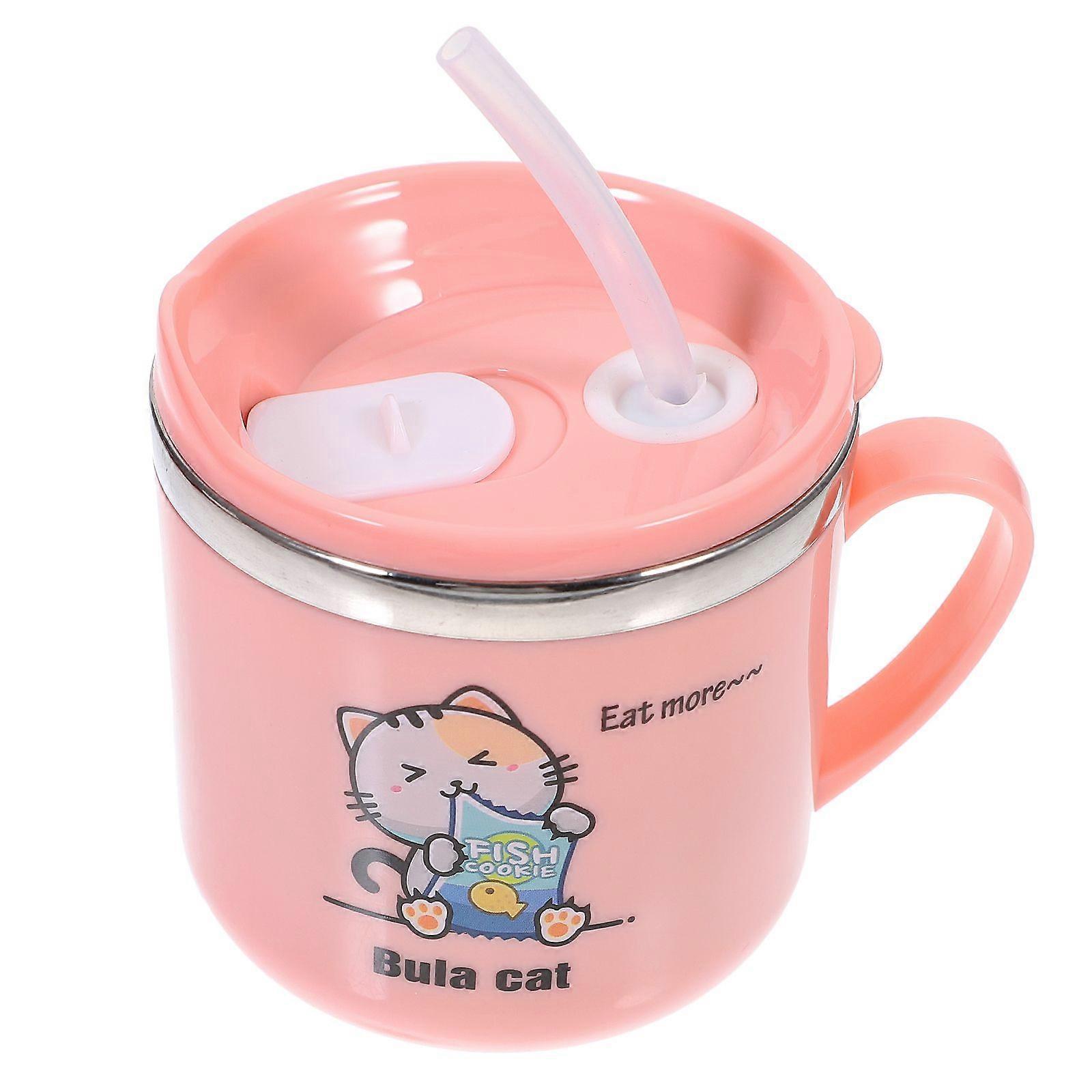 Kisgyermek szalma csésze rajzfilm szalma csésze Sippy csésze gyerek vizes csésze ivócsésze