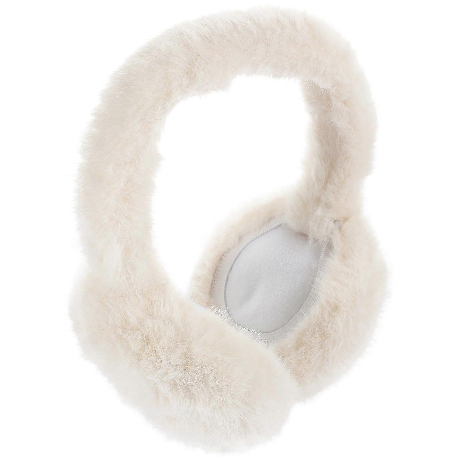 Cute Ear Muffs Adult Earmuffs Ear Warmer for Adults Outdoor Ear Protector Artificial Foldable .9×5.5×2in 1Pcs