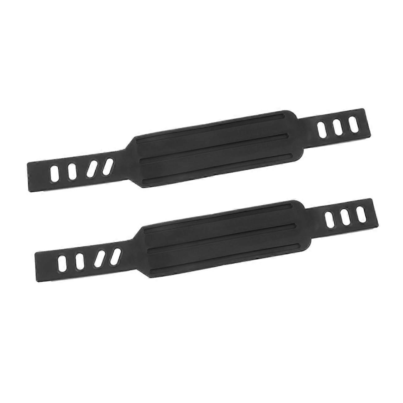 1 Pair Adjustable Footrest Straps for Bikes, NonSlip Pedal Straps for Exercise Bikes and Mountain Bikes, Practical Replacement Straps for Secure Hold