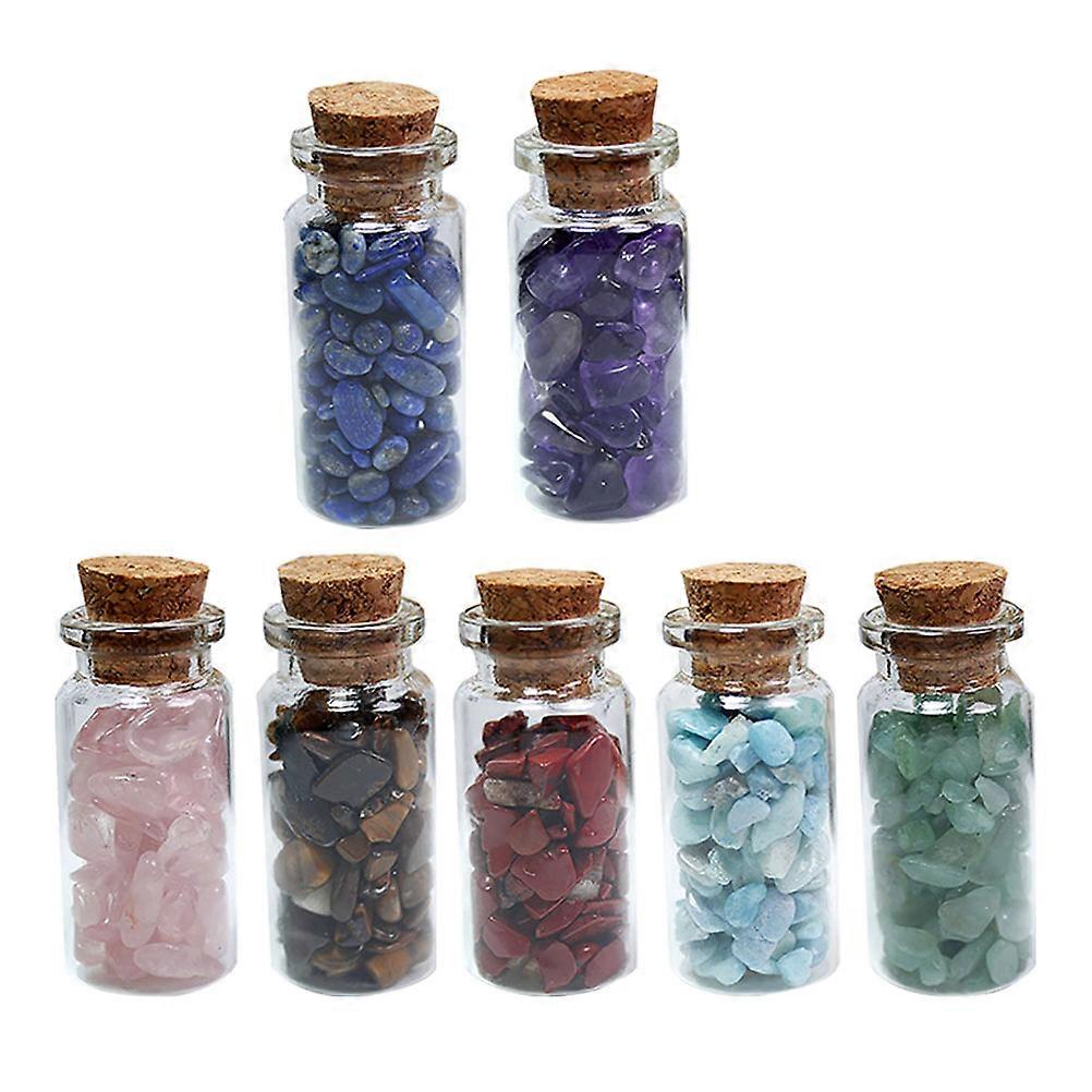 Natural Crystal Gemstone Chips for DIY Jewelry Making and Wishing Bottle Crafts Amethyst, Lapis, and Mixed Crystals Decorative Stones for