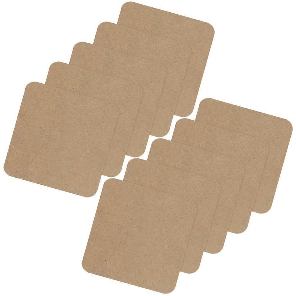10pcs DIY Clay Board Wooden Pottery Art Boards for Crafting Unique Handmade Artwork and Decorative Creations for Beginners and Experienced Artists