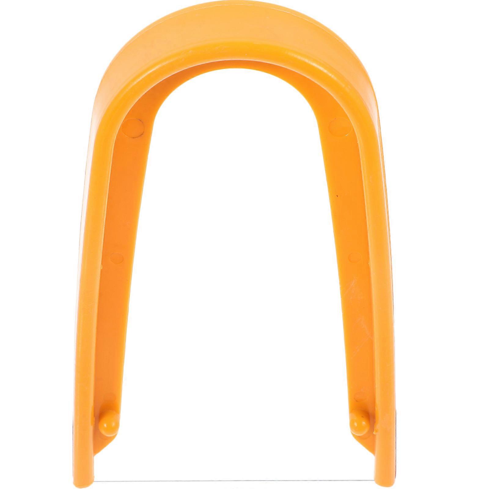 Yellow Clay Cutting Tool with Steel Wire for DIY Pottery Craft Small and Strong Plastic Design