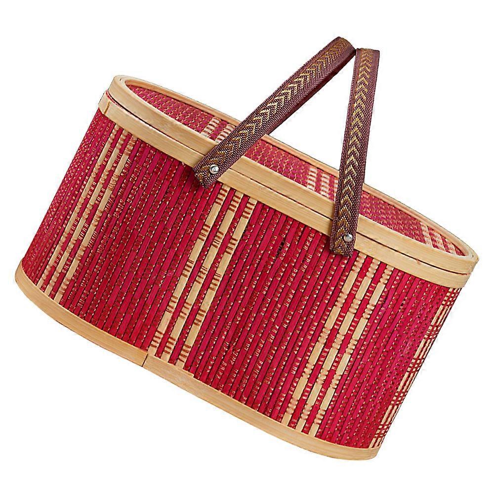 Storage Basket with Swing Handle Multifunctional for Organizing 12.5x8.5x6.5 inches