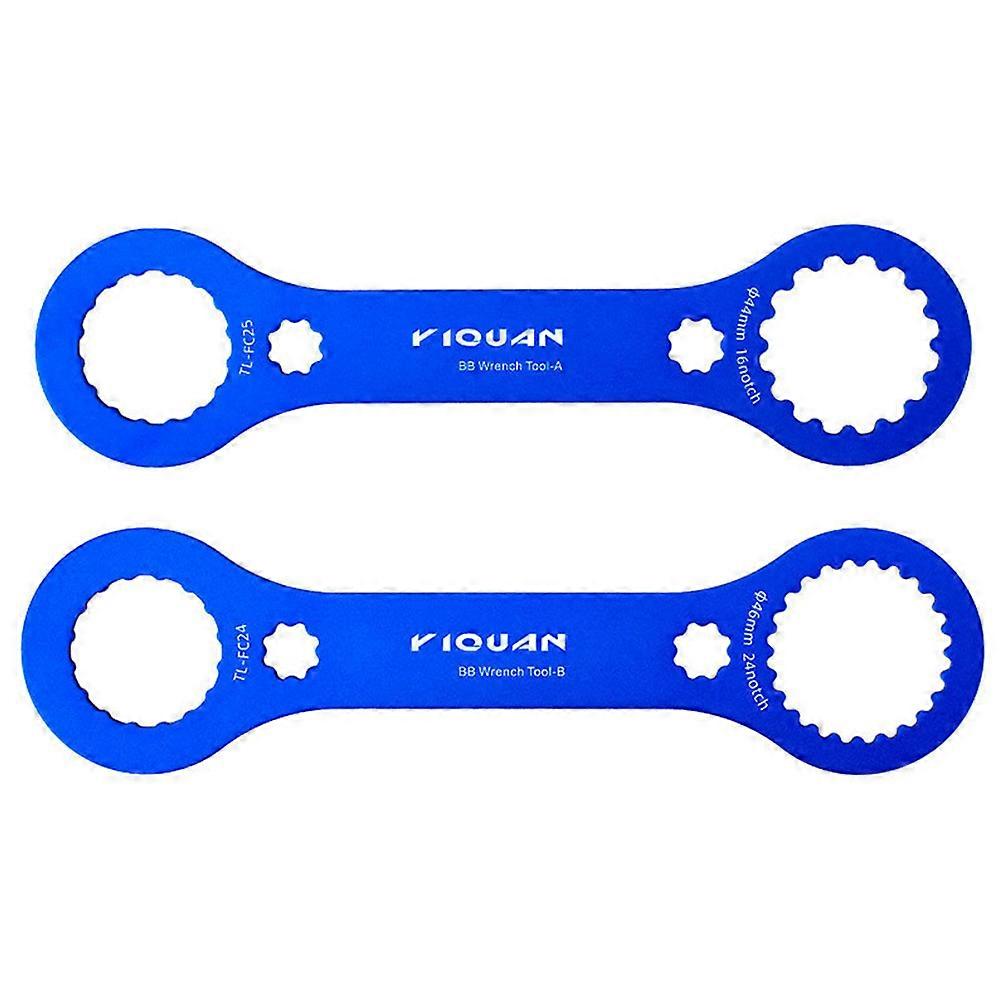 Blue Aluminum Alloy Bike Wrench for Easy Disassembly and Assembly of Mountain and Road Bikes 2pcs