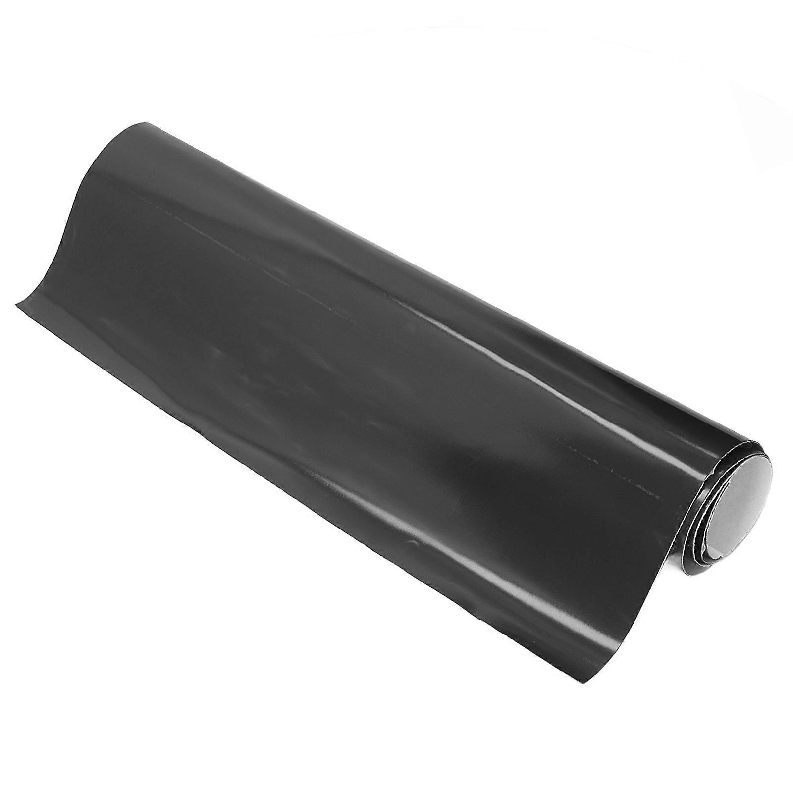 黑色柔性汽车磁铁橡胶板 0.5 毫米厚度冰箱背面胶铁卷