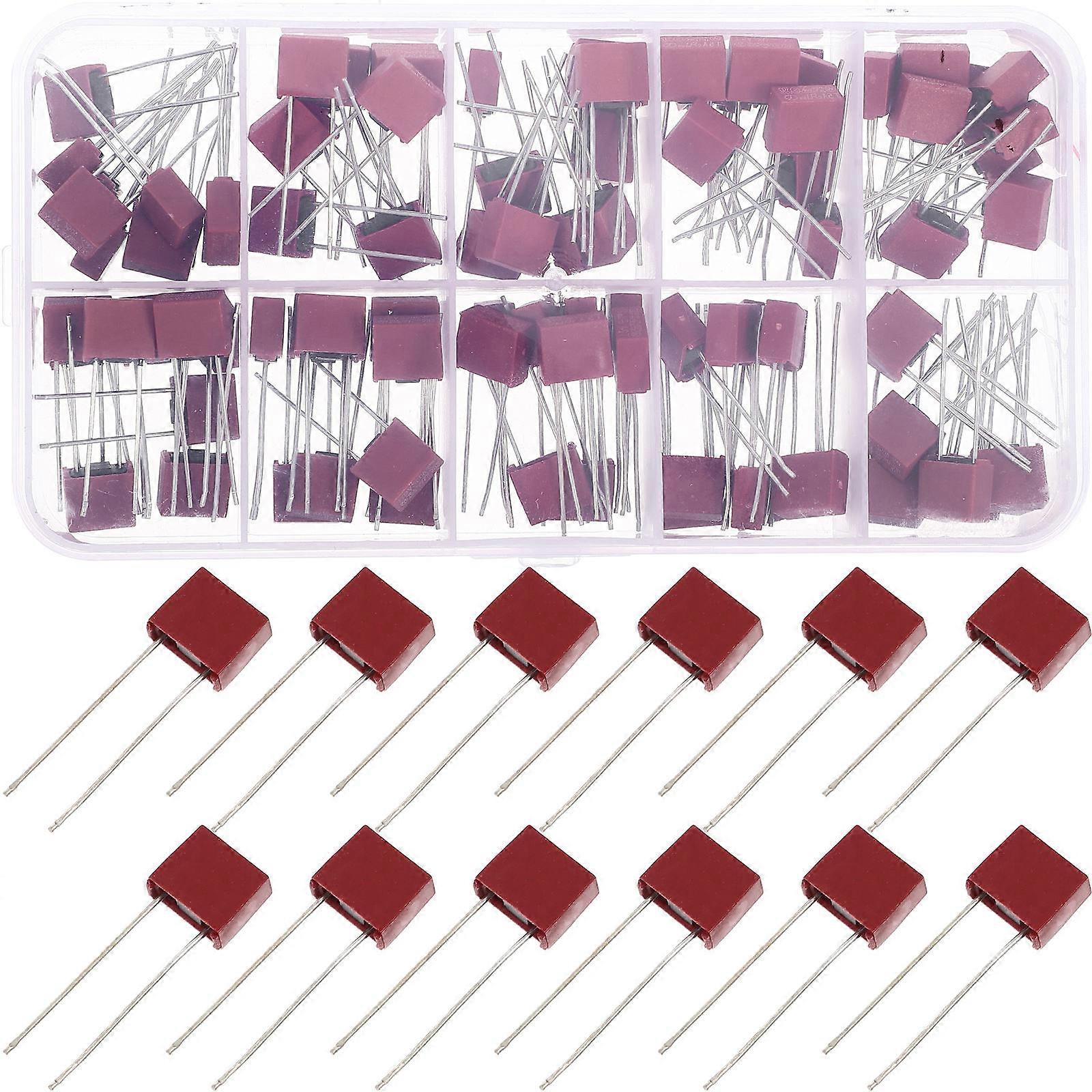 Plastic Slow Blow Fuses Assorted Fuses Instruments and Meters Protection 1Set