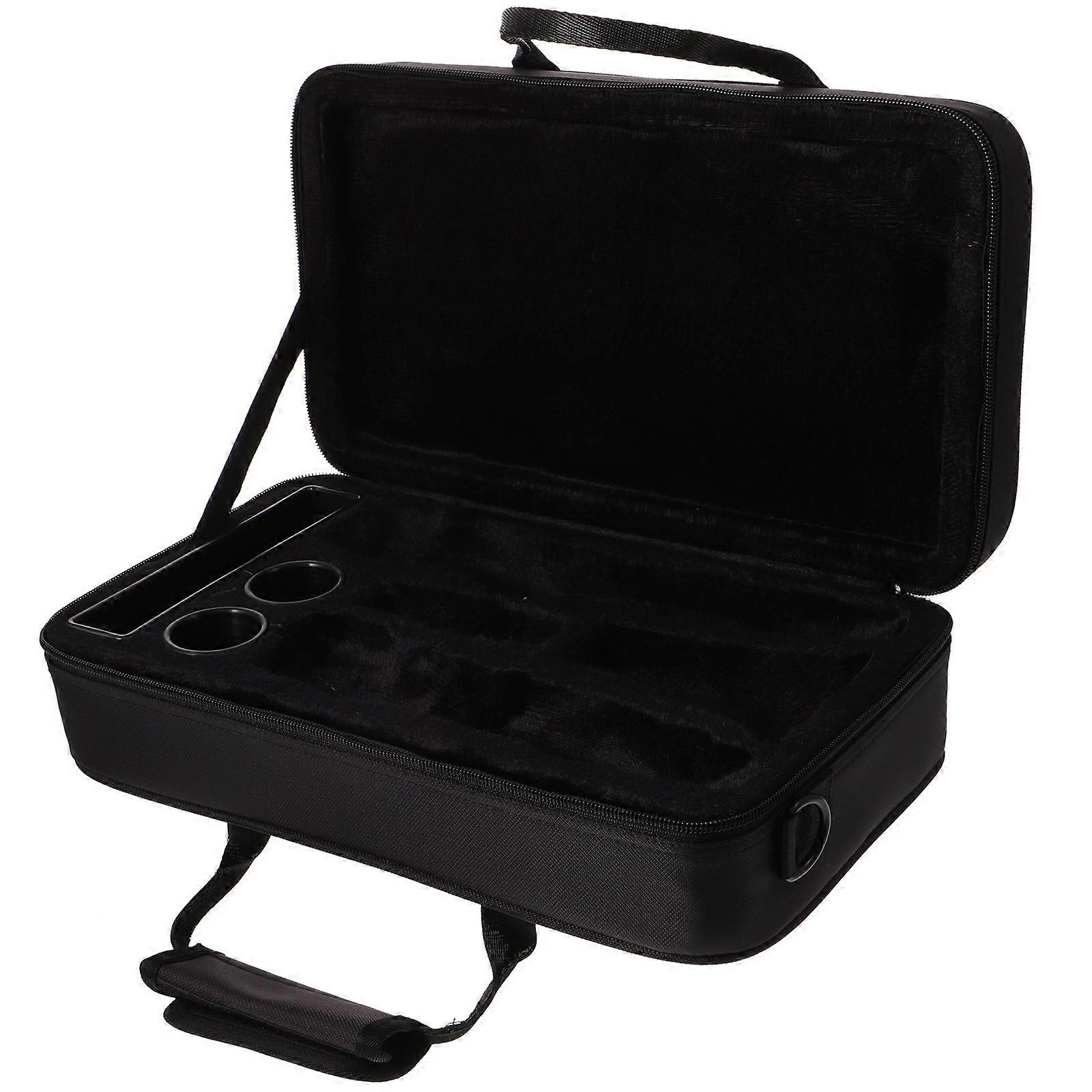 Clarinet Case Shockproof Dust Protection Black Square Bag For Musicians 1Pcs