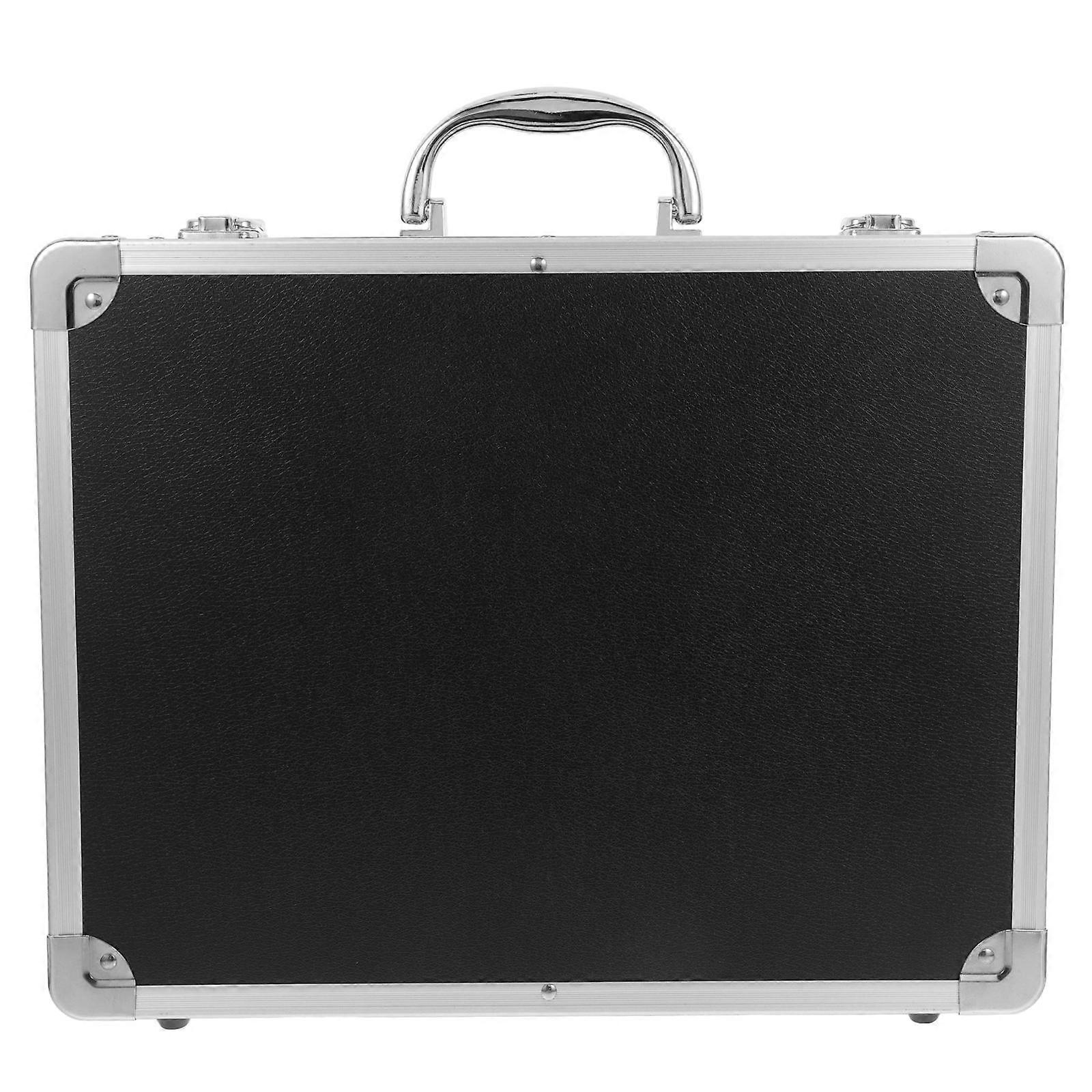 Tool Hard Case Durable Brief Case For DIY Enthusiasts Chrome-Plated Iron Material 37.00X28.50X8.50CM 1Set