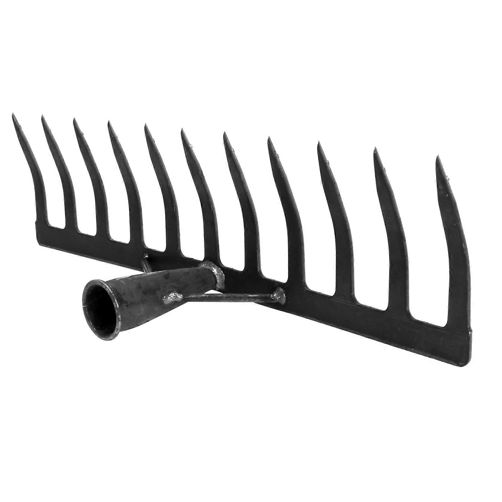 1 piece garden rake with teeth, durable nail rake for effective gardening