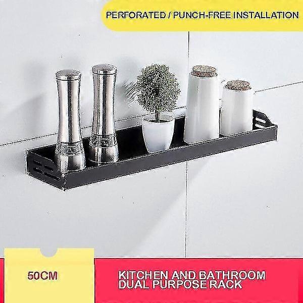 50 cm Wall Mounted Kitchen Multifunctional Aluminum Shelf