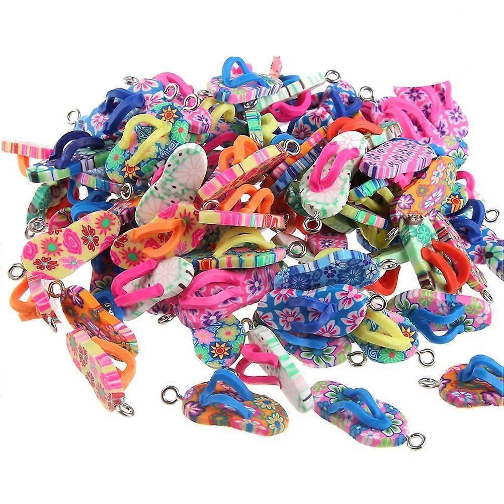 手工芸品ペンダントギフトアイテムウィンドウデコレーションプラスチック素材スリッパ形状40個