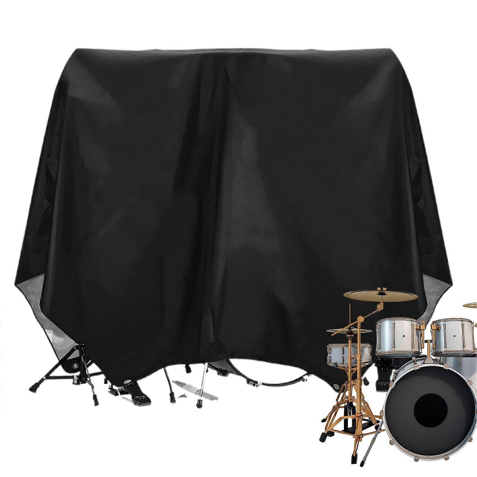 Dust Cover Drum Set Protective Cover with Large Oxford Fabric Design for Musical Instruments Including Keyboard, Piano, Guitar, and Violin