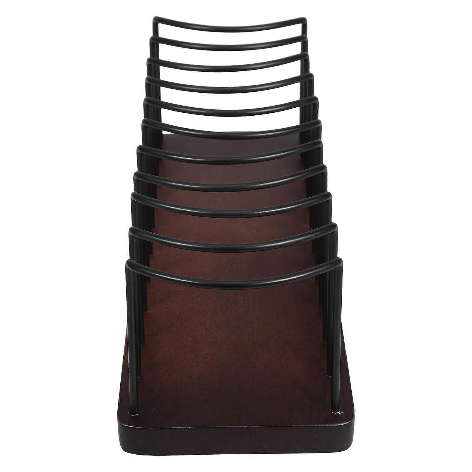 Sturdy Wooden Hat Organizer for Baseball Caps – Vertical Compartments for Neat Bedroom, Dresser, or Closet Storage and Display