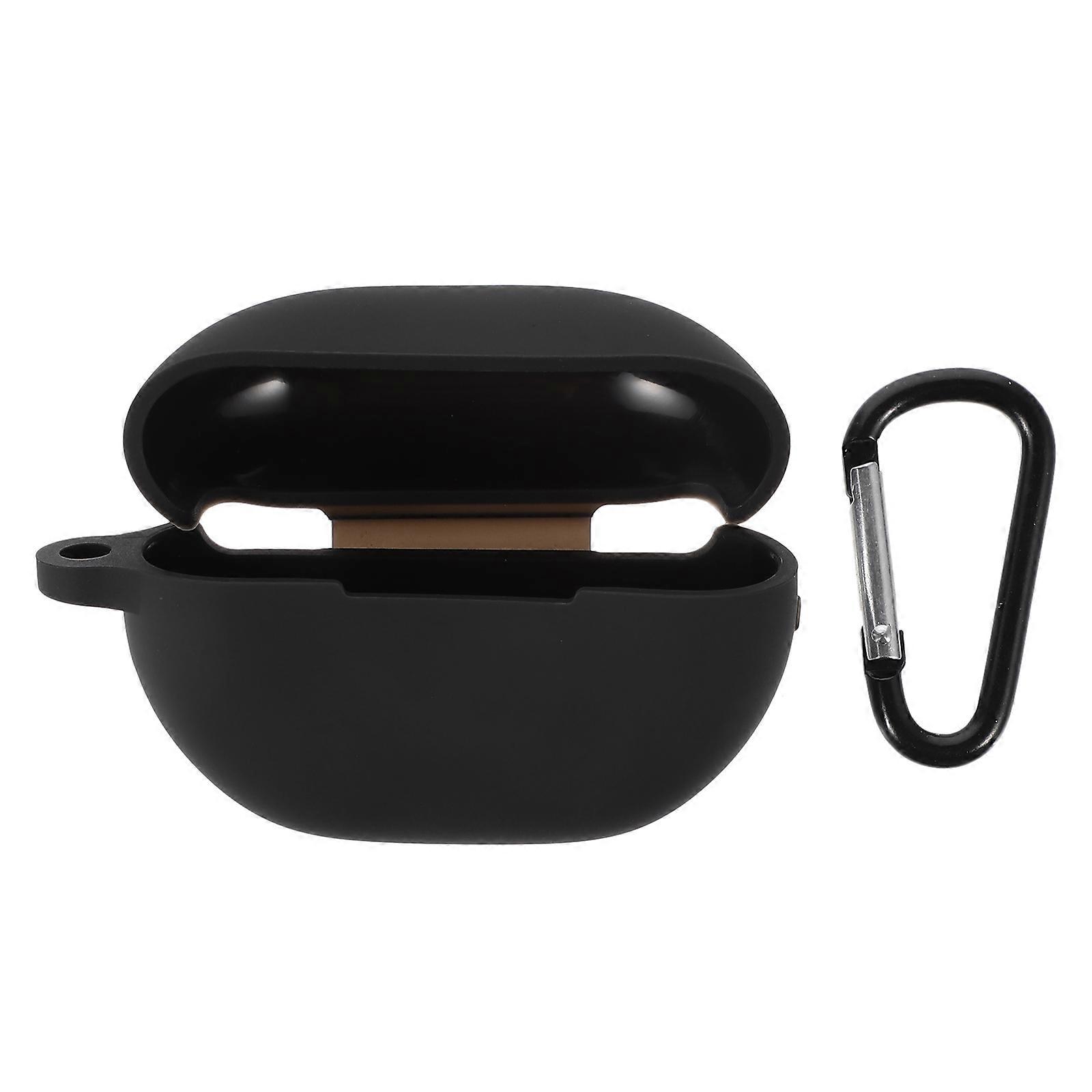 Silicone Earphone Case for Storage Black Impact Resistant and Waterproof 1 Set