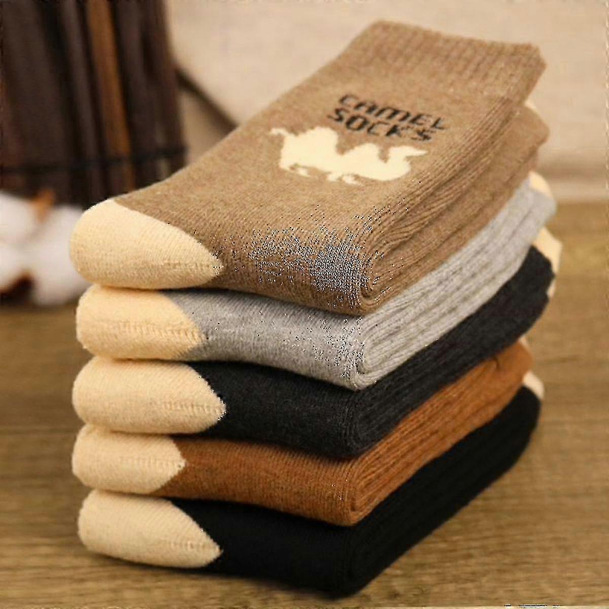 Warm unisex alpaca socks - 5 pairs perfect for EU climate
