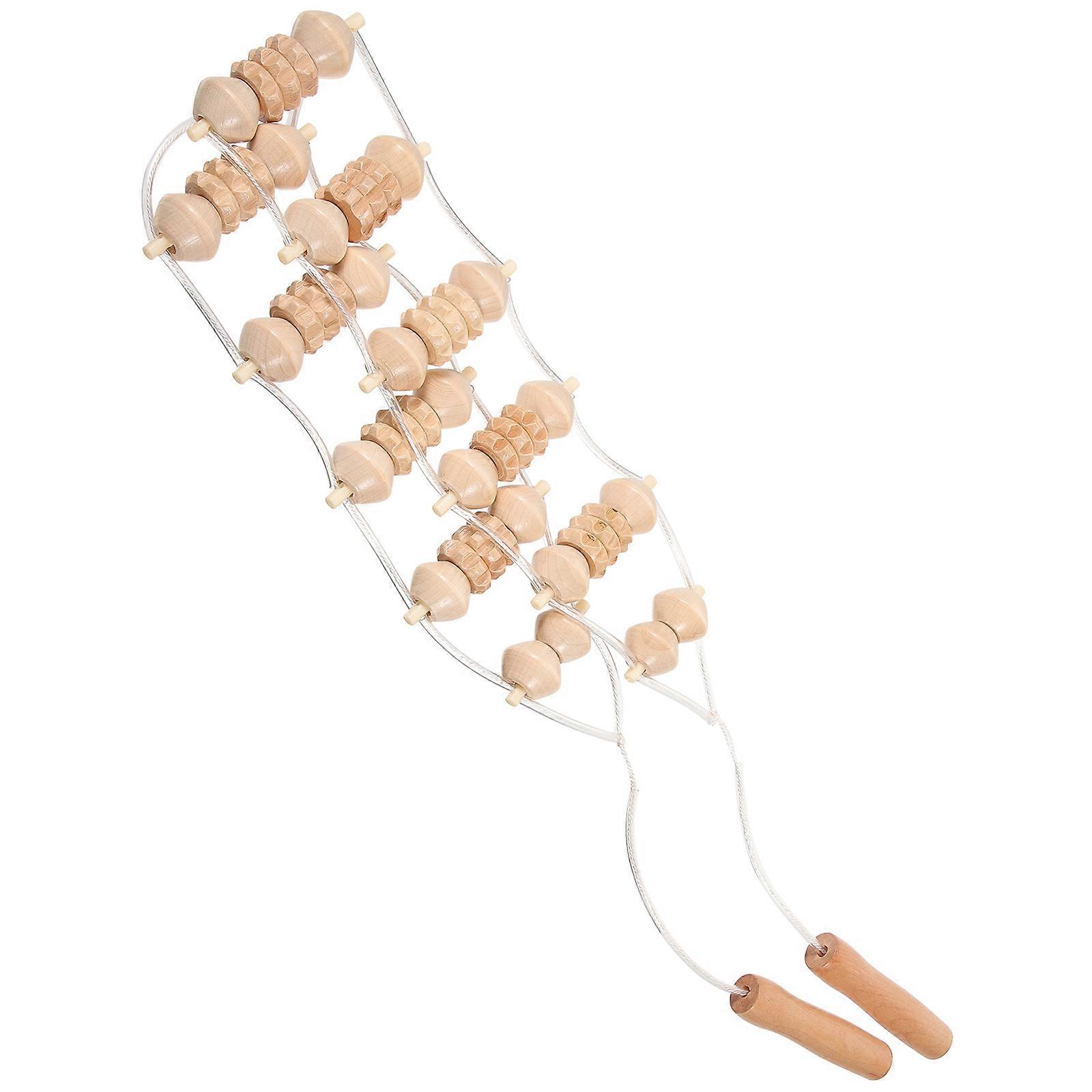 Back Knots Remover Massage Roller Vacation Use Ergonomic Design Improve Flexibility Restore Mobility 1Set