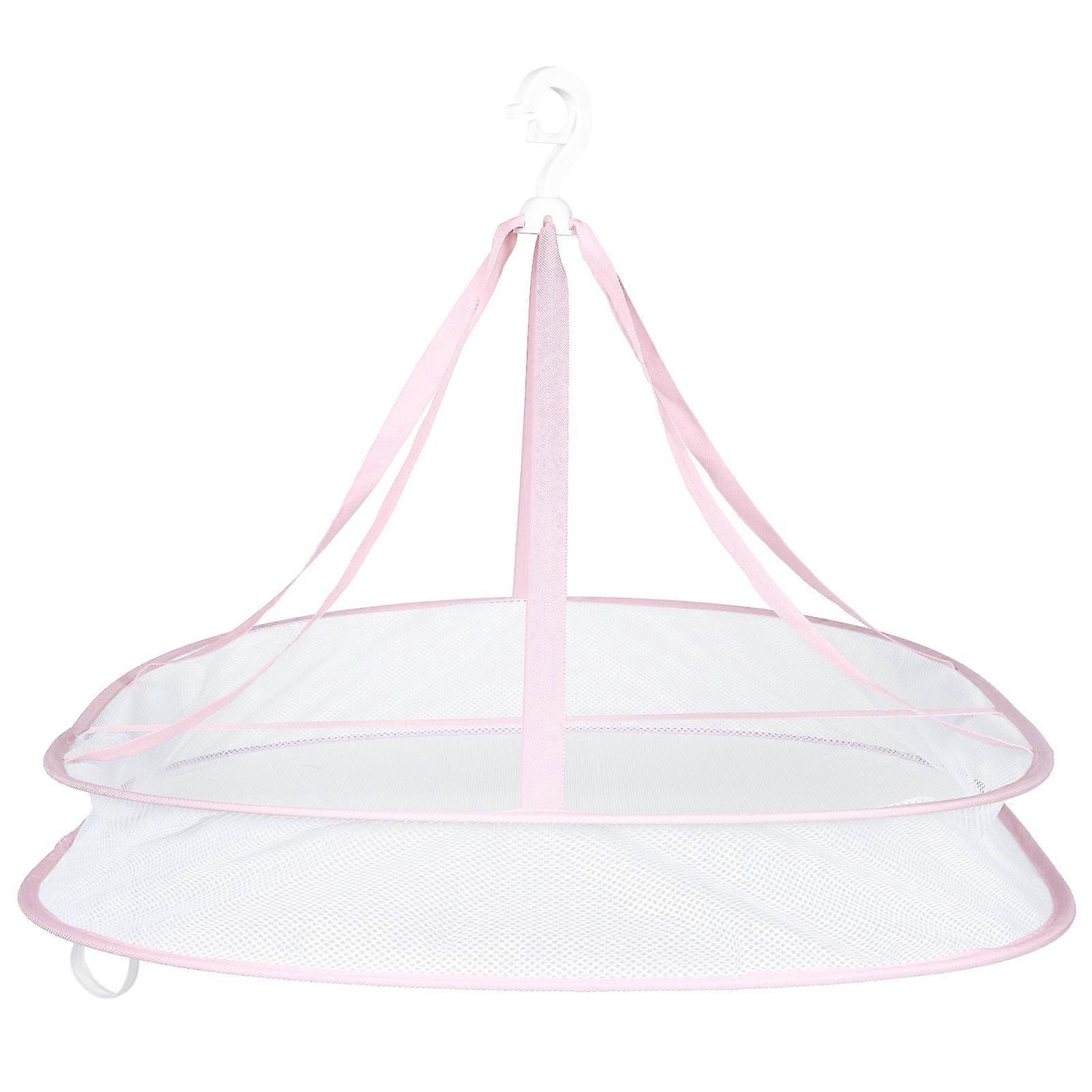 Convenient Clothing Hanging Basket Clothes Drying Basket Home Use Laundry Holder Rectangular Design 1Set