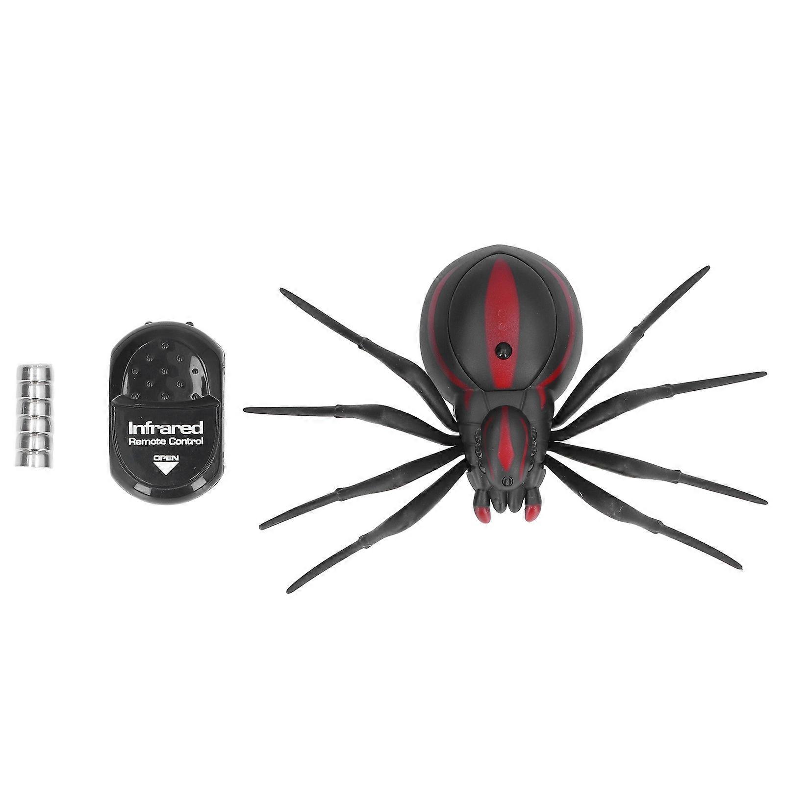 Remote Control Spider Lifelike Action High Simulation Easy Control Remote Spider for Halloween Christmas