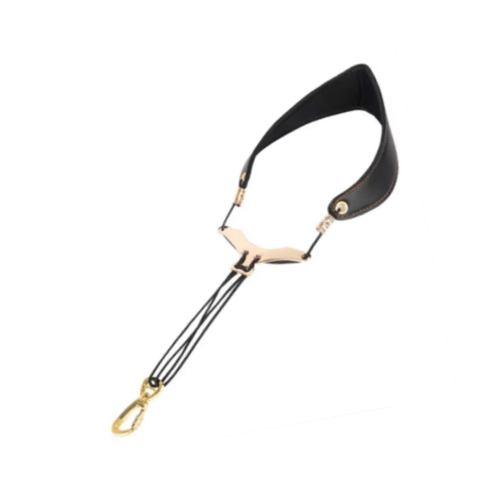 Saxophone Neck Strap with Metal Hook, Lightweight Adjustable Shoulder Strap for Tenor Saxophones, Durable Wind Instrument Accessory