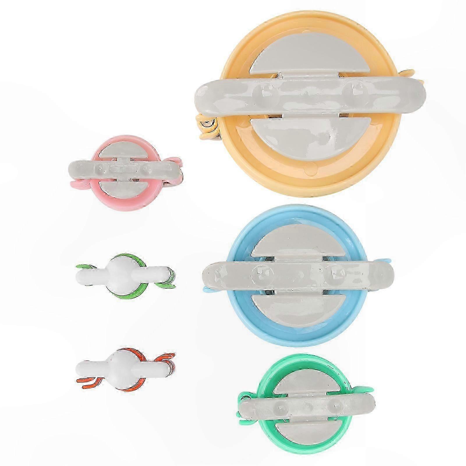 6-Pack Fluff Ball Weaver Pompom Tool Set for DIY Yarn Knitting & Needlework Projects