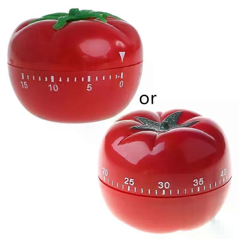 Tomato Shape Clock Kitchen Timer Mechanical Timer Cute Reminder Alarm Cooking Timer Tools Plastic