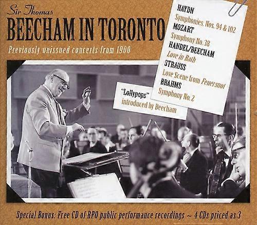 Thomas Beecham - Beecham in Toronto  [COMPACT DISCS] USA import