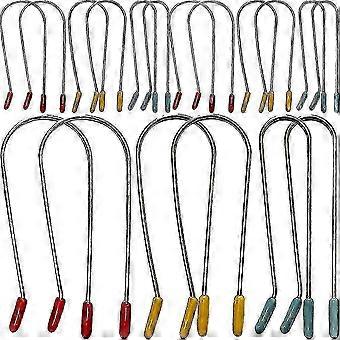 24pcs Hot Curler Clips Replacement Hot Roller Clips Rollers Securing Pin For Home Salon