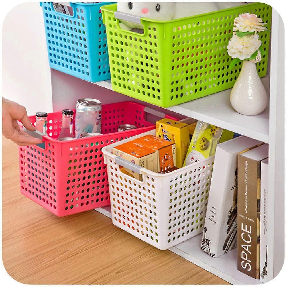 10Set Stackable Storage Bins For Convenient Organization Of Home Office Sundries Assorted Color