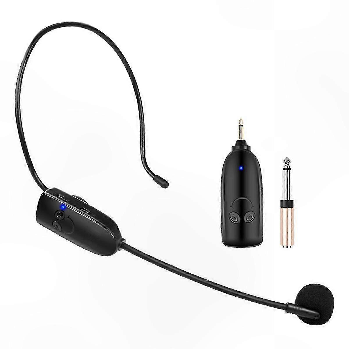 Wireless Microphone Headset with Noise Reduction for Clear o Performance