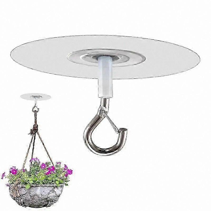 Heavy Duty Self-Adhesive Ceiling Hooks for Balloons Wind Chimes and More Water Resistant Multifunctional Hanging Solution