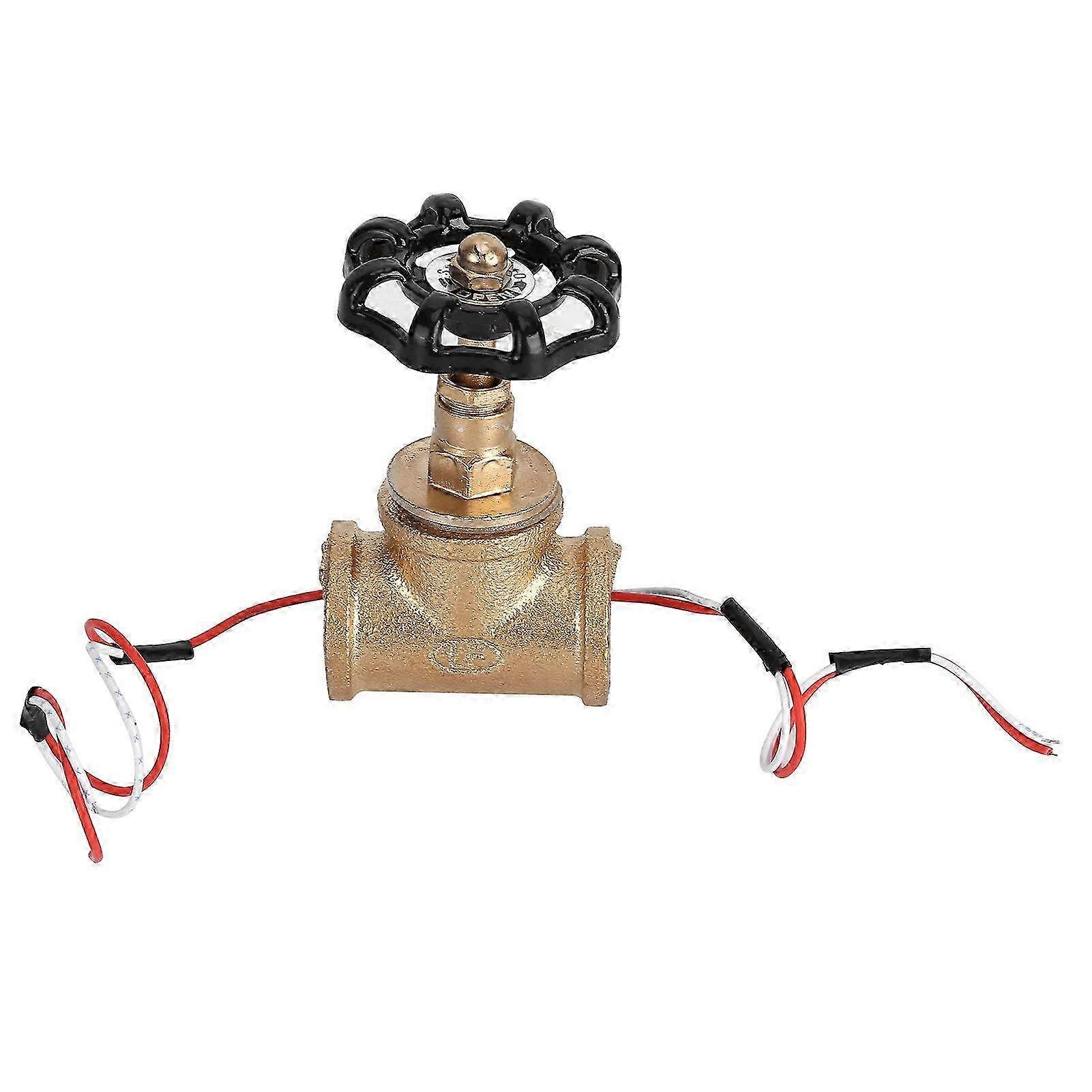 Steampunk Vintage Light Switch - 3/4in Industrial Retro Black Lamp Switch with Red & White Wires for Home & Shop Decor