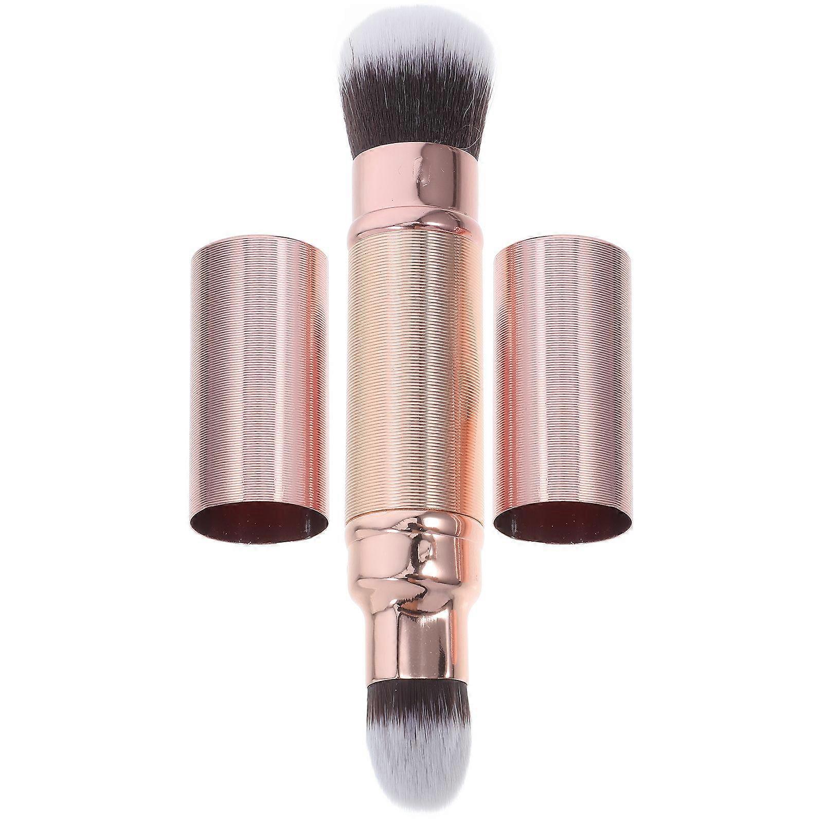 Dual-ended Makeup Brush Retractable Concealer Brush Foundation Brush Cosmetics Makeup Tool