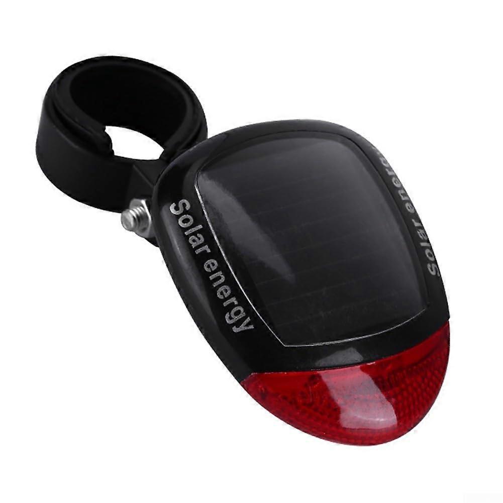 Solar Powered Bicycle Taillight, Long Lasting ABS Material, Secure Installation