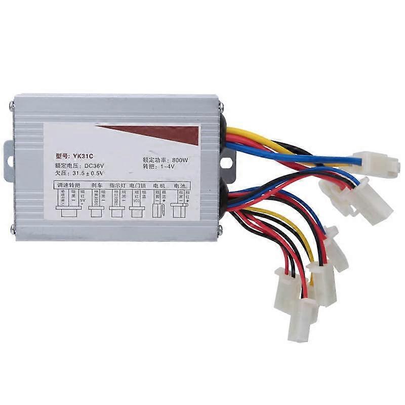 EBike Controller 24V/36V/48V 250W/350W/500W/800W Brushed Motor Controller (36V 800W)