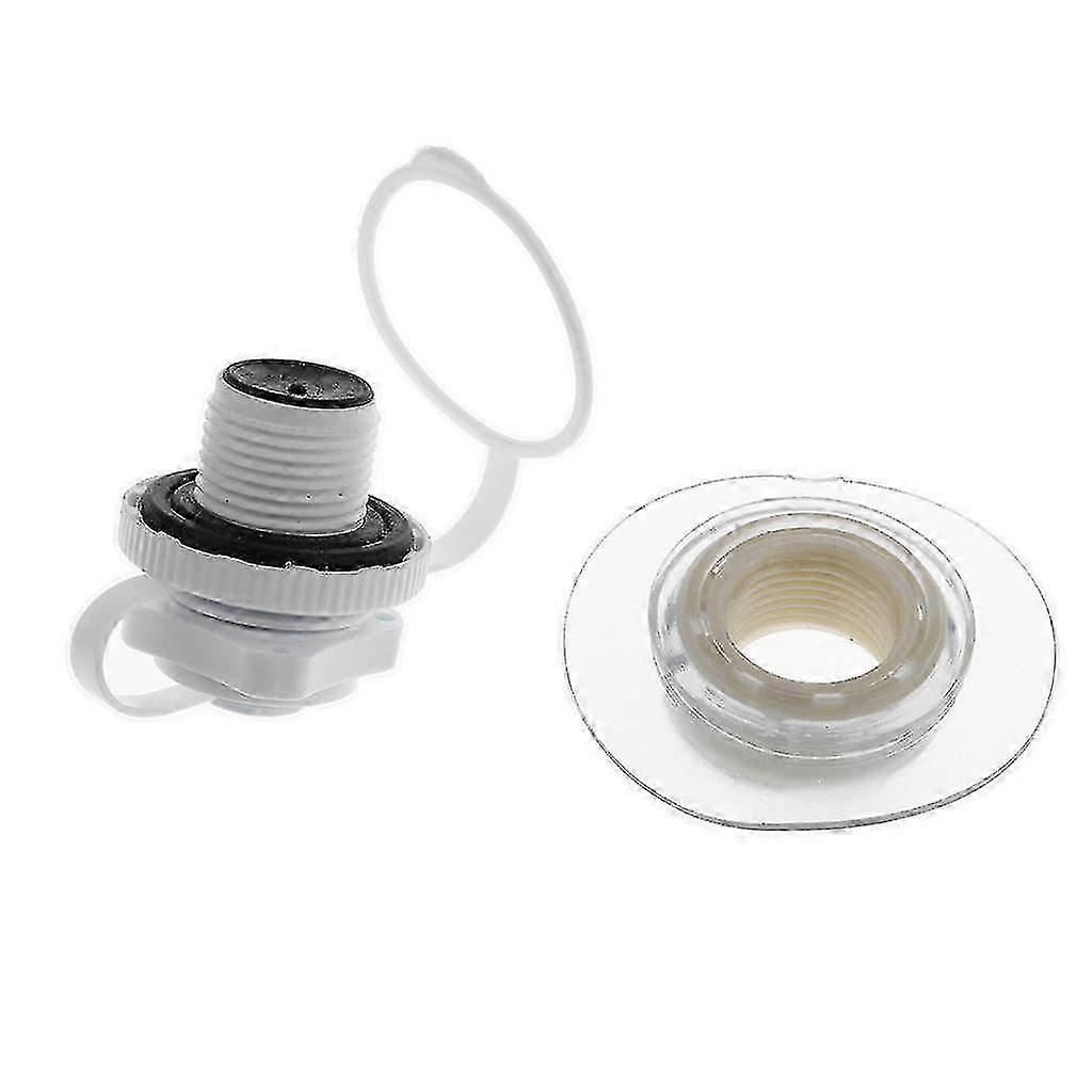 Replacement Air Valve Cap Screw for Inflatable Boat, Kayak & Airbed - Black Edition 0816