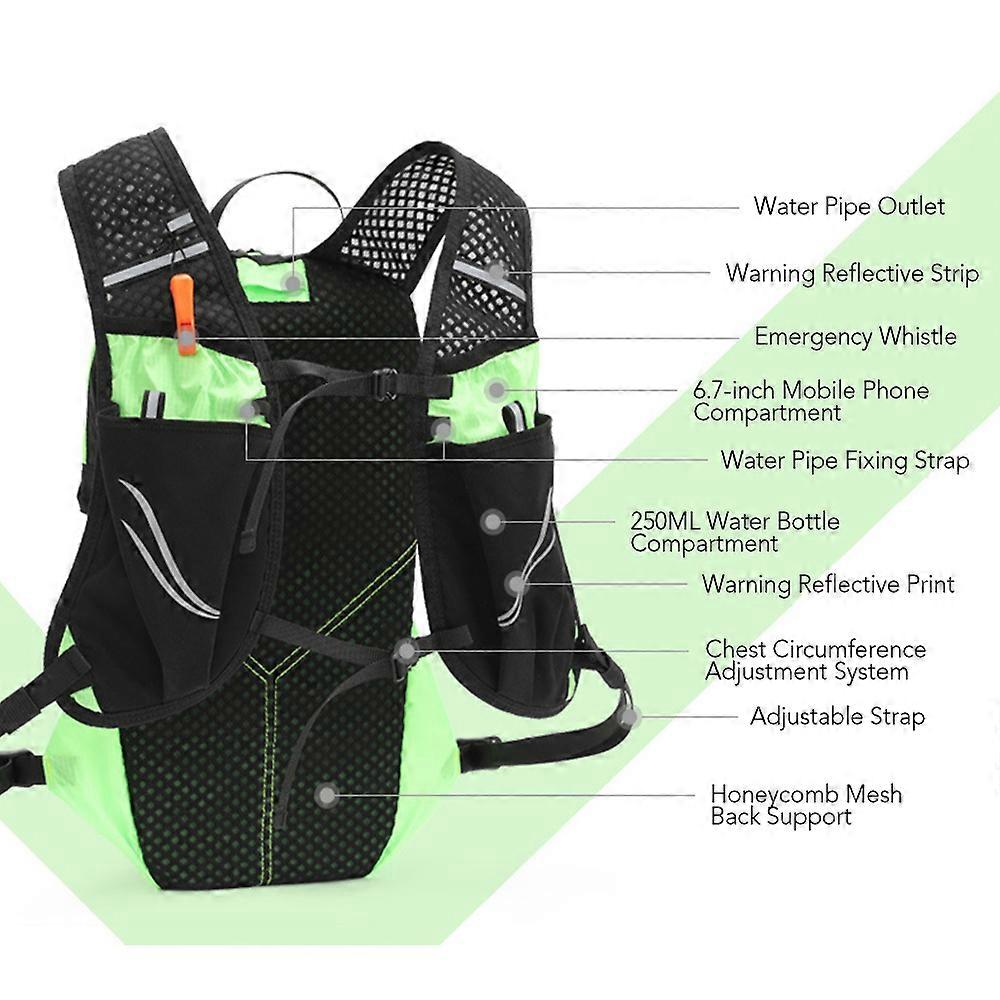 5L Hydration Vest Backpack Lightweight Breathable Running Backpack