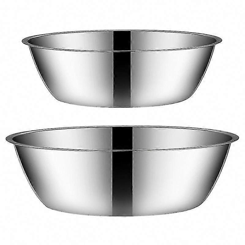 2pcs Stainless Steel Basin for Kitchen Sink - Durable & Rustproof