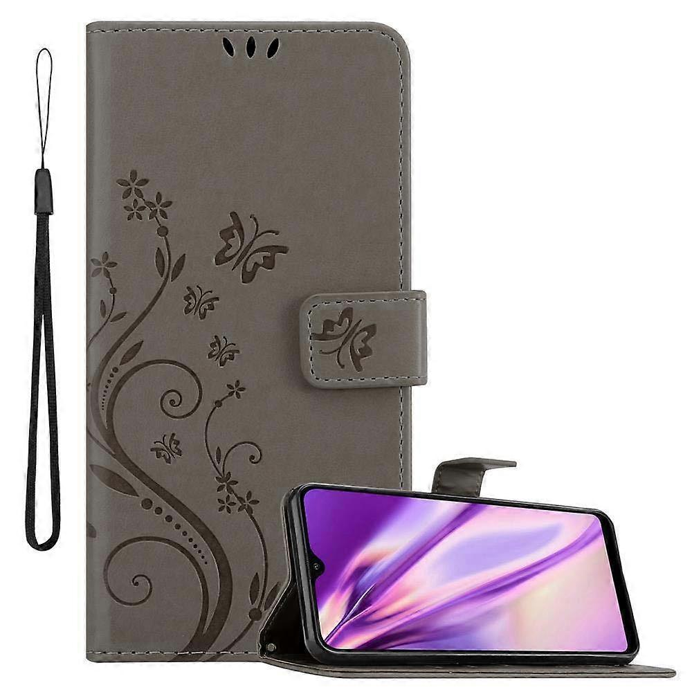 Samsung Galaxy M20 Protective Case - with Floral Pattern and Card Slot