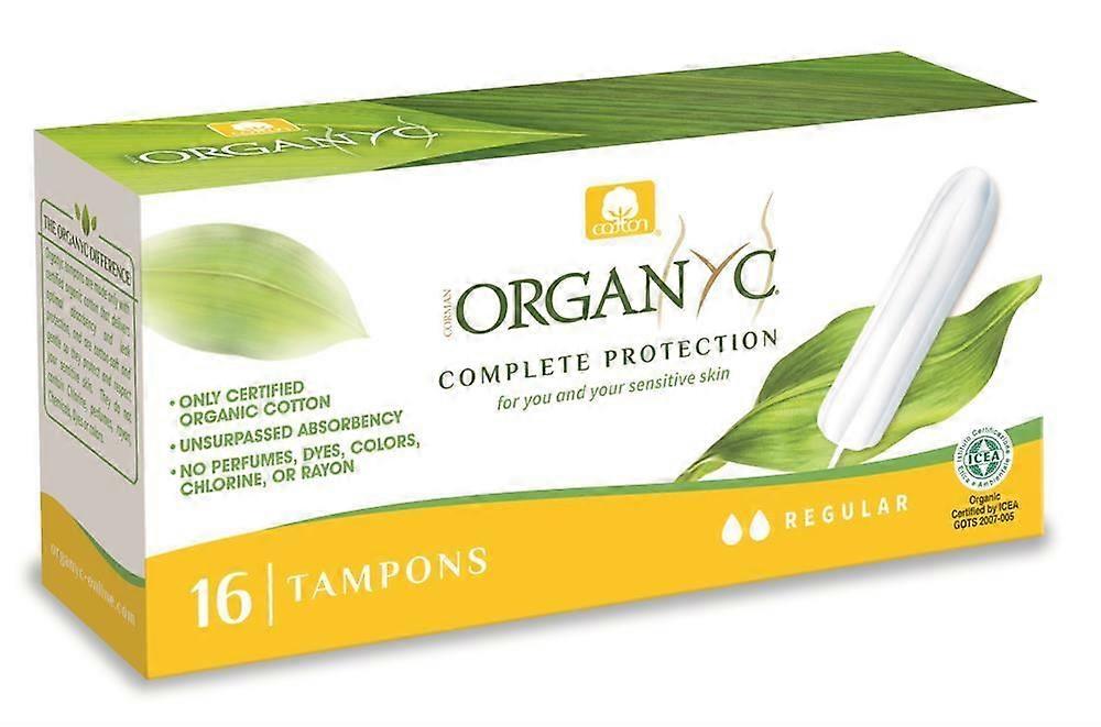 Organyc Tampon - Regular (no applicator) - 2 Pack