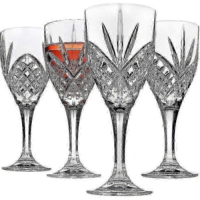 Durable Reusable Acrylic Goblets - Dublin Series 4-Pack, Shatterproof Drinking Glasses for Home & Parties