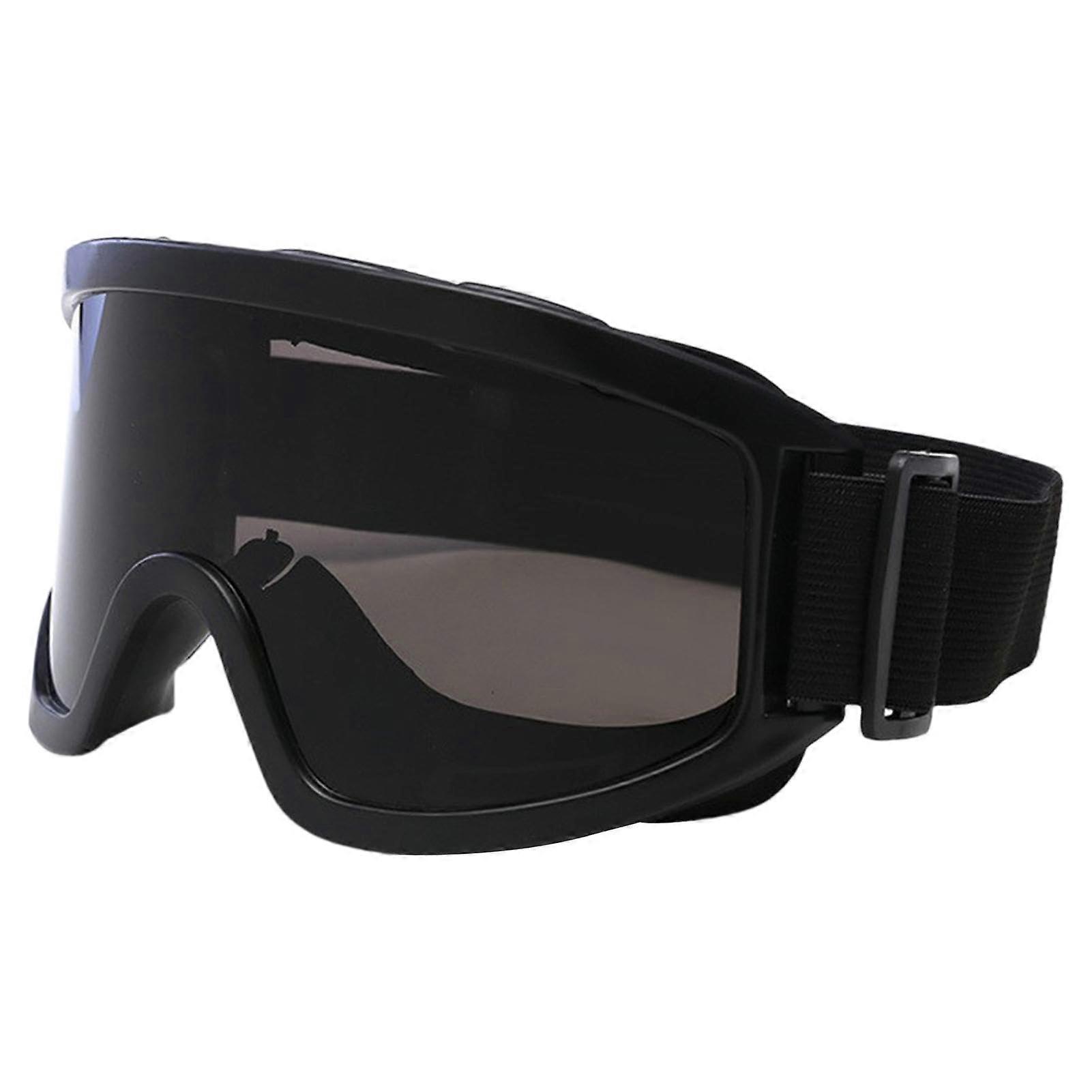 Snowboard Goggles - Anti-Fog Ski Goggles for Men and Women, Protective Cycling and Fishing Goggles with Grey Flakes Design