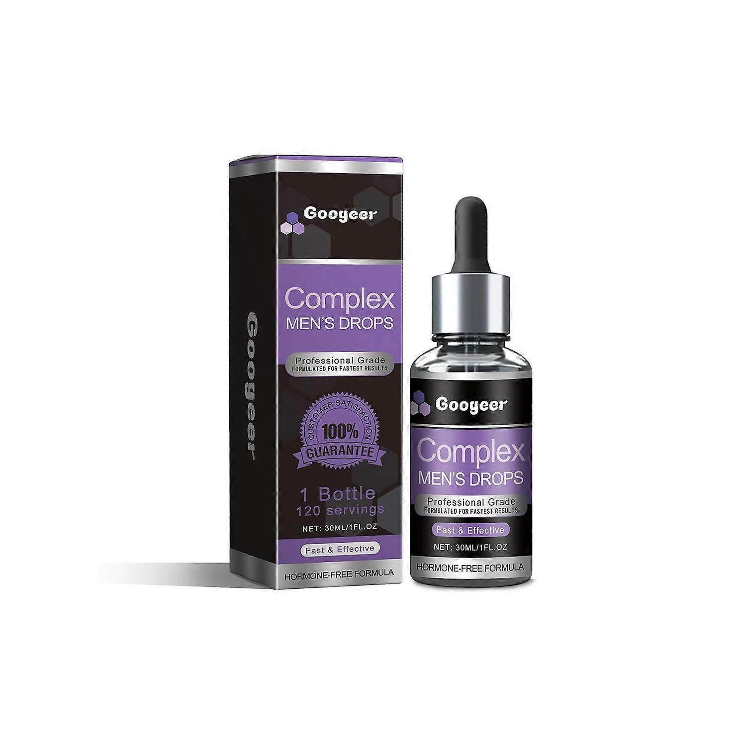 1-6 kpl GOOGEER Complex miesten tipat 30ml luonnolliset miesten potenssia parantavat nestemäiset tipat