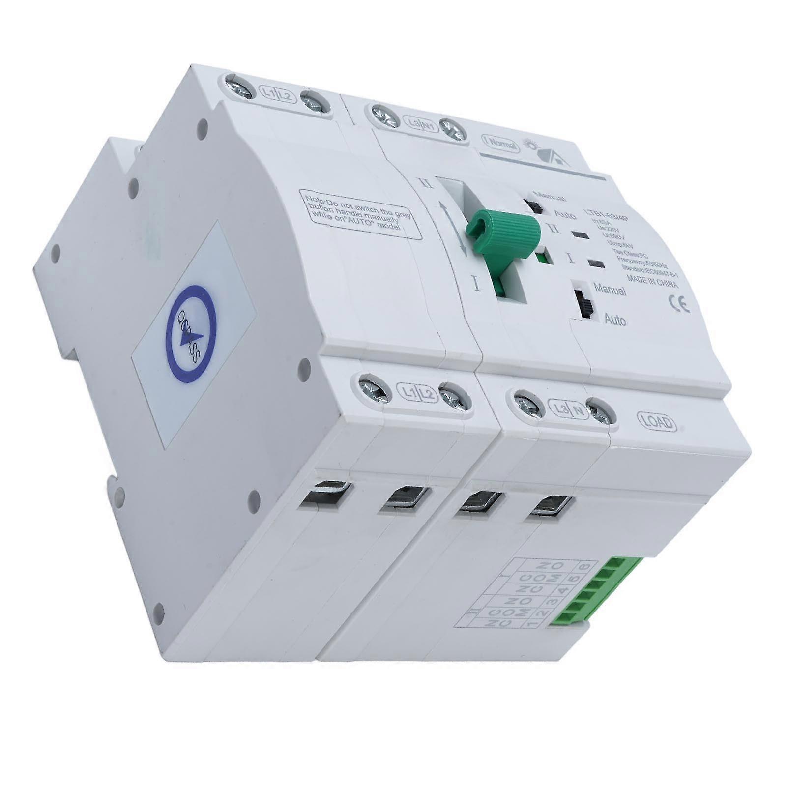 LTB1-63/4P 63A Double Power Auto Transfer Switch 4P Flame Retardant