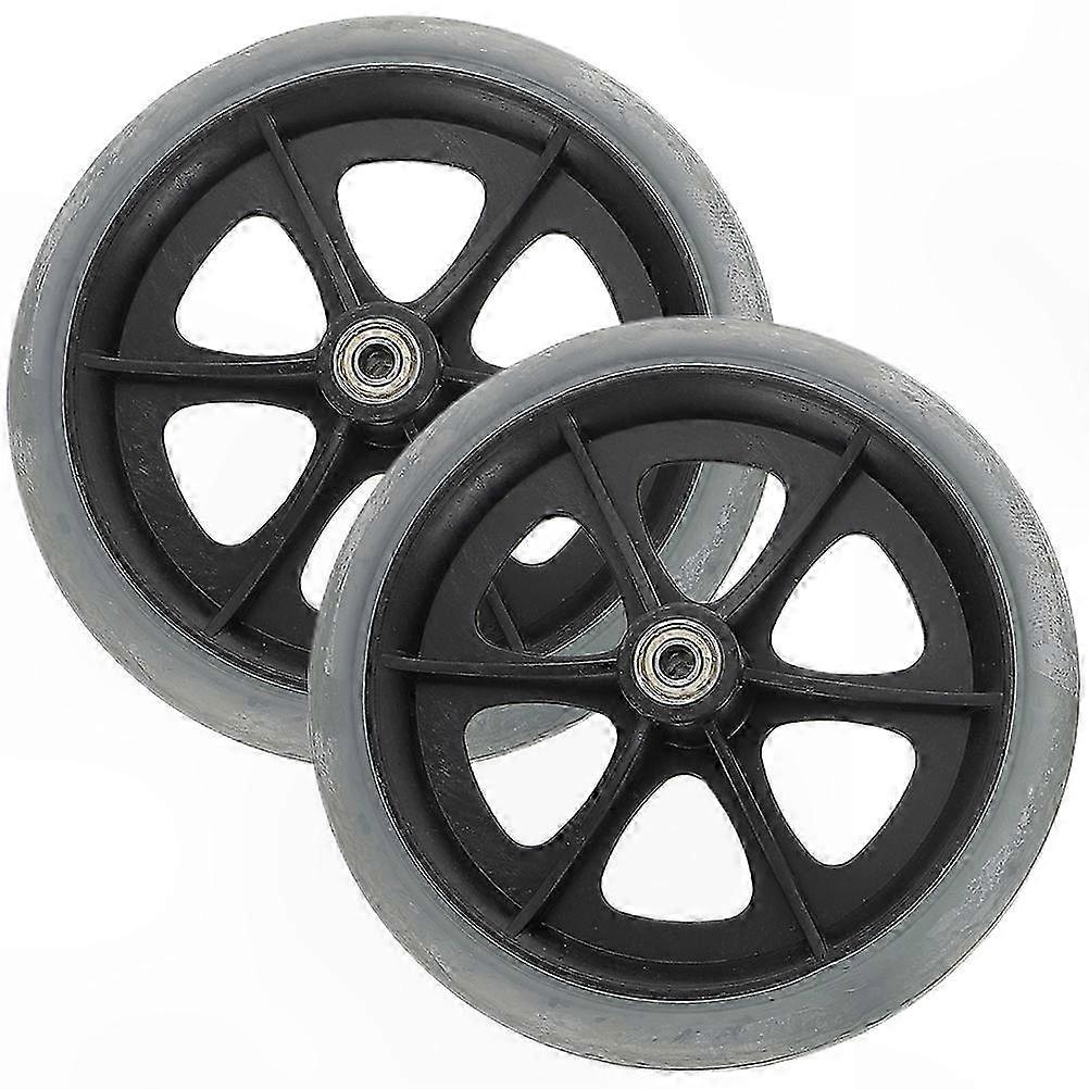 2-Pack Mobility Aid Replacement Wheels for Walkers and Wheelchairs
