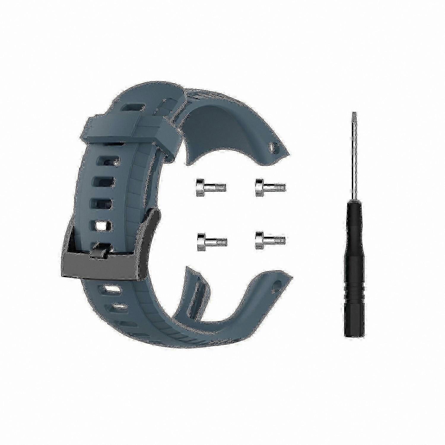 Durable Silicone Watch Strap for Fitness Trackers - Comfortable and Adjustable Replacement Band