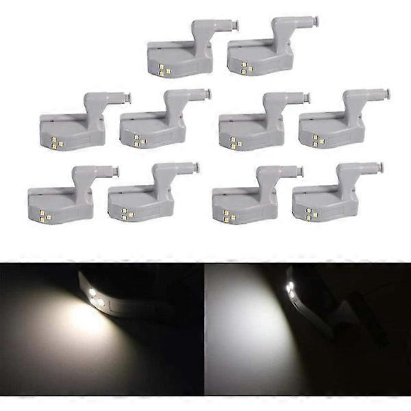 10pcs Led Cabinet Light Universal Cabinet Hinge Sensor Light Ki