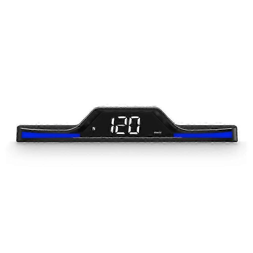 Car Hud Digital Speedometer Overspeed Alarm Vehicle Display Automotive Interior
