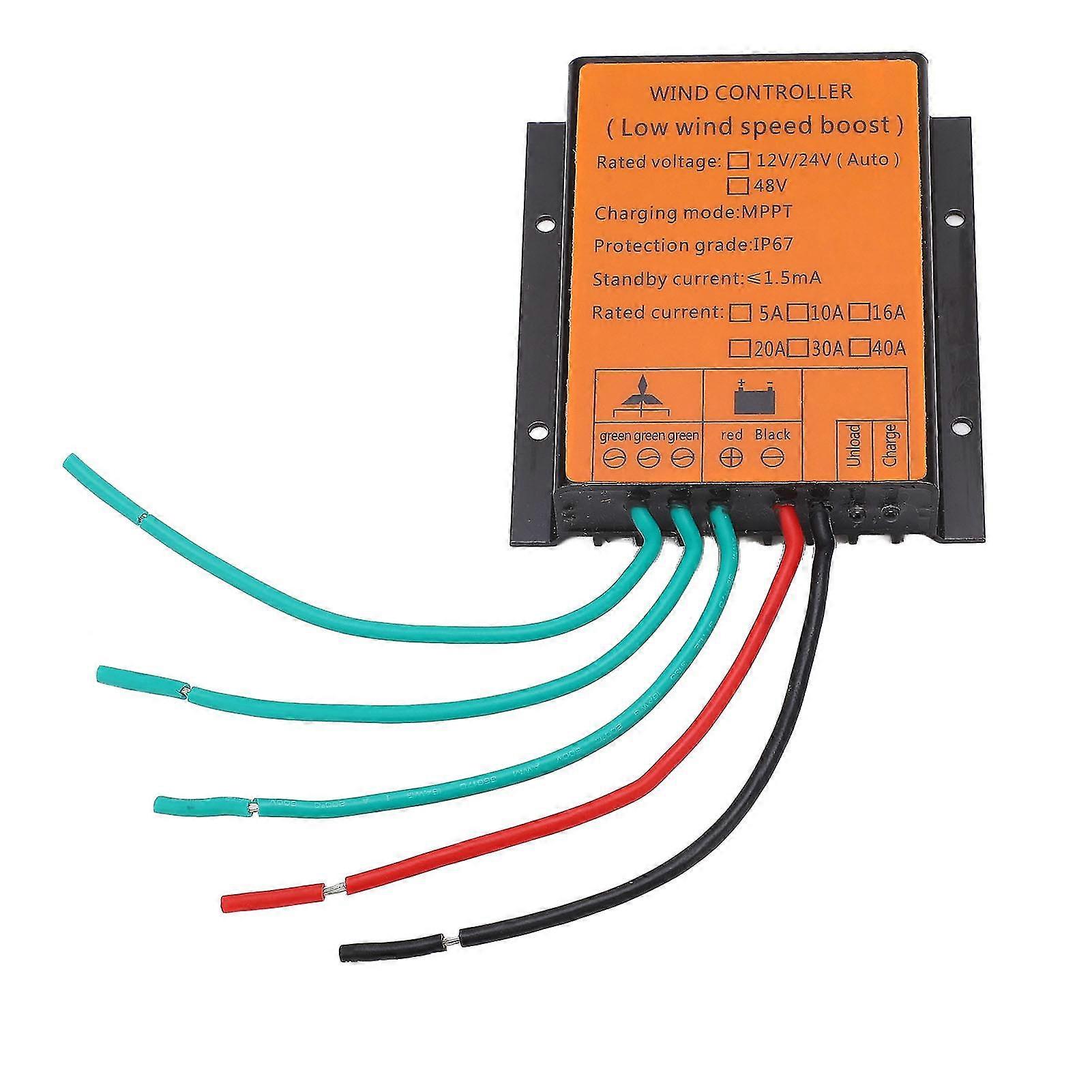 Wind Turbine Generator Controller MPPT 48V LED Display Charge Control for Power Supply 2025